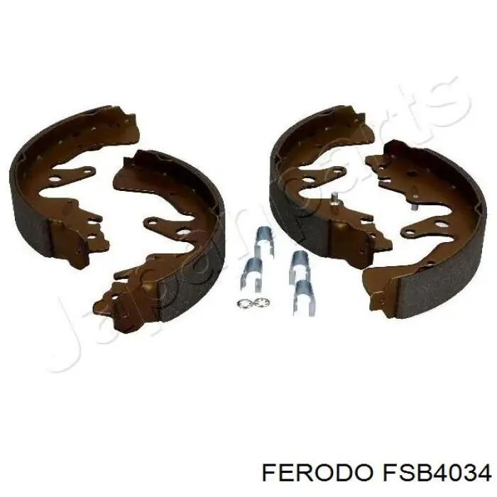 Zapatas de freno traseras Ferodo FSB4034