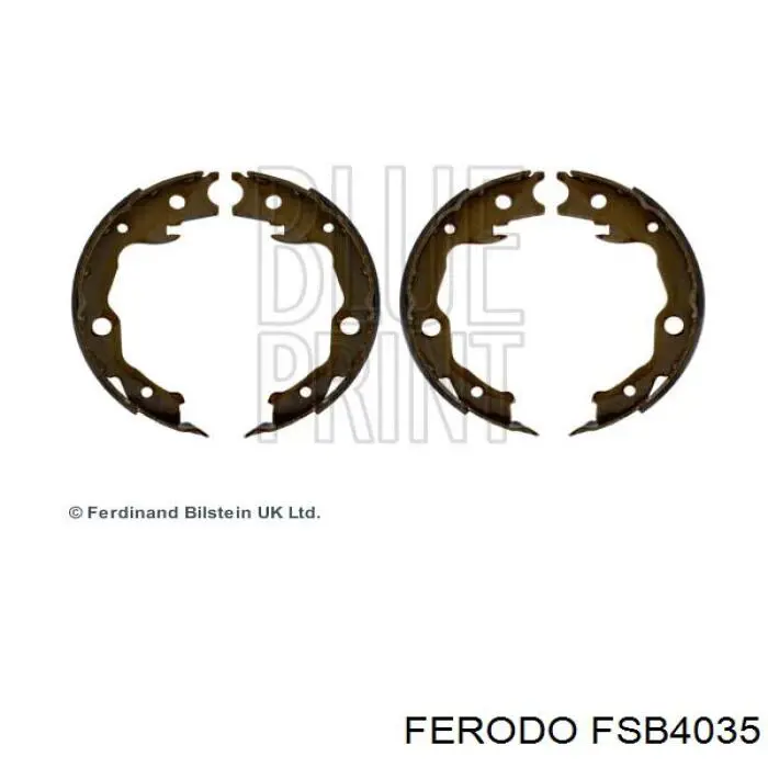 Juego de zapatas de frenos, freno de estacionamiento Nissan Tiida C11X