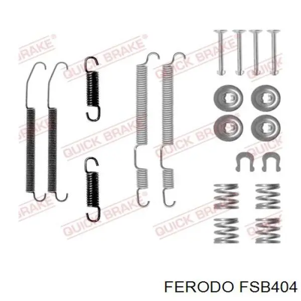 FSB404 Ferodo zapatas de frenos de tambor traseras