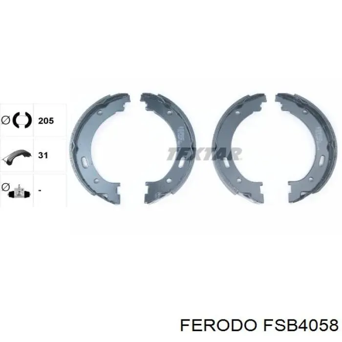 Comprar 5086930AA Chrysler Juego de zapatas de frenos, freno de estacionamiento