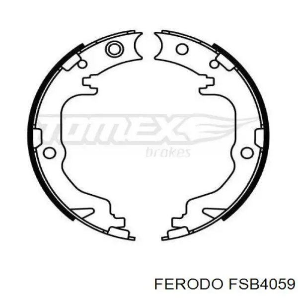 Zapatas de freno de mano Ferodo FSB4059 precio, desde 34,06 EUR