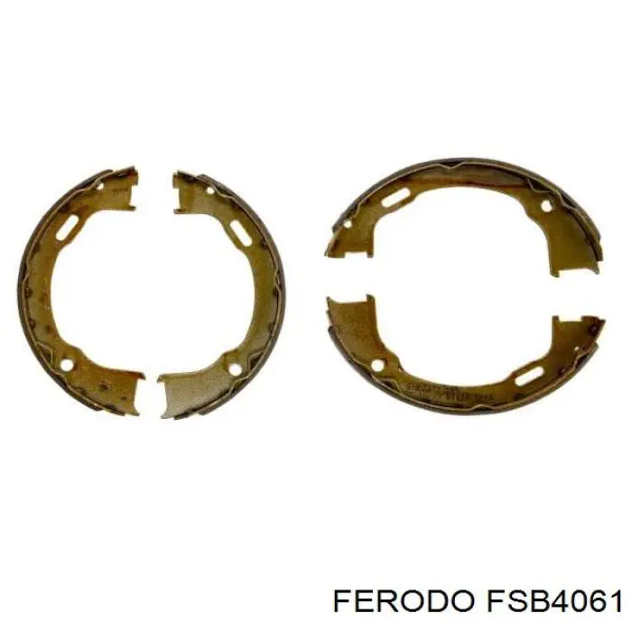 FSB4061 Ferodo zapatas de freno de mano