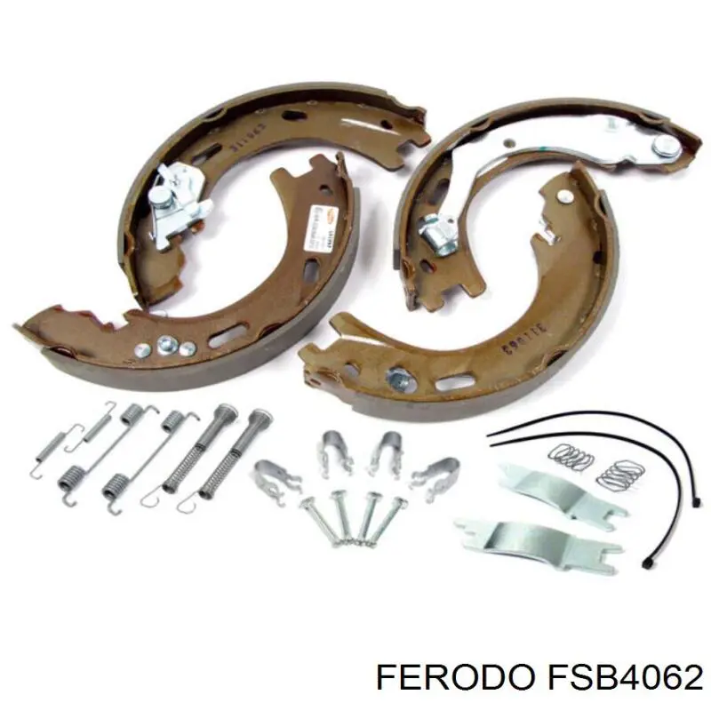 Comprar FSB4062 Ferodo Juego de zapatas de frenos, freno de estacionamiento