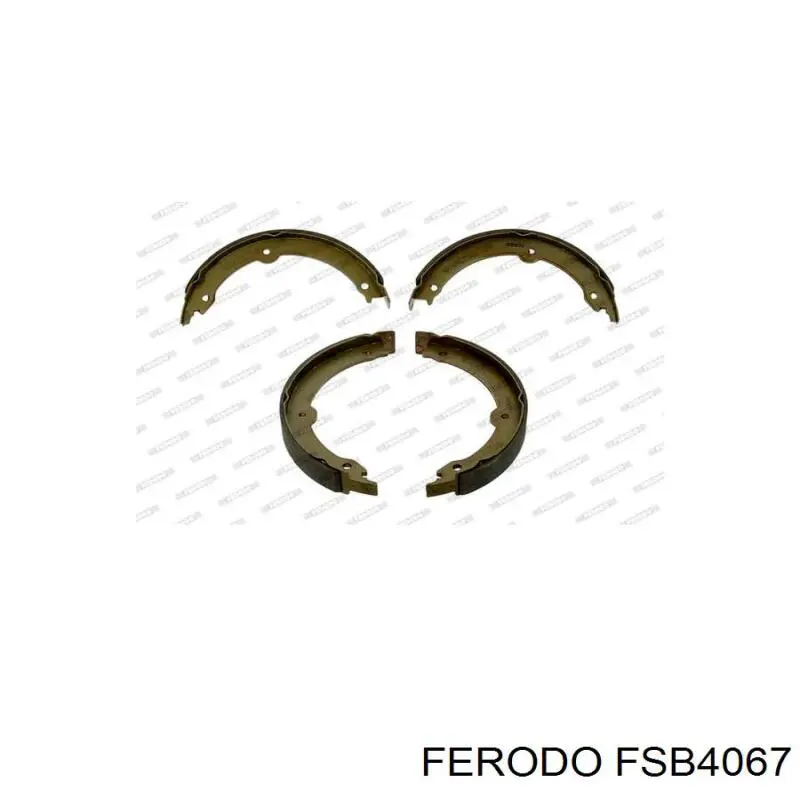 FSB4067 Ferodo zapatas de freno de mano