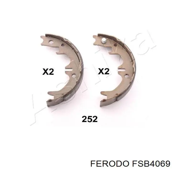 Zapatas de freno de mano Ferodo FSB4069 precio, desde 23,64 EUR