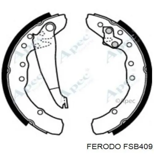 Zapatas de freno de tambor traseras Ferodo FSB409 precio, desde 30,11 EUR