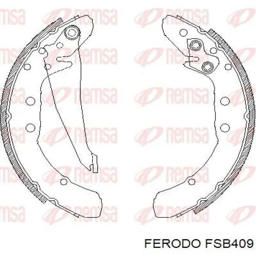 Comprar FSB409 Ferodo Zapatas de freno