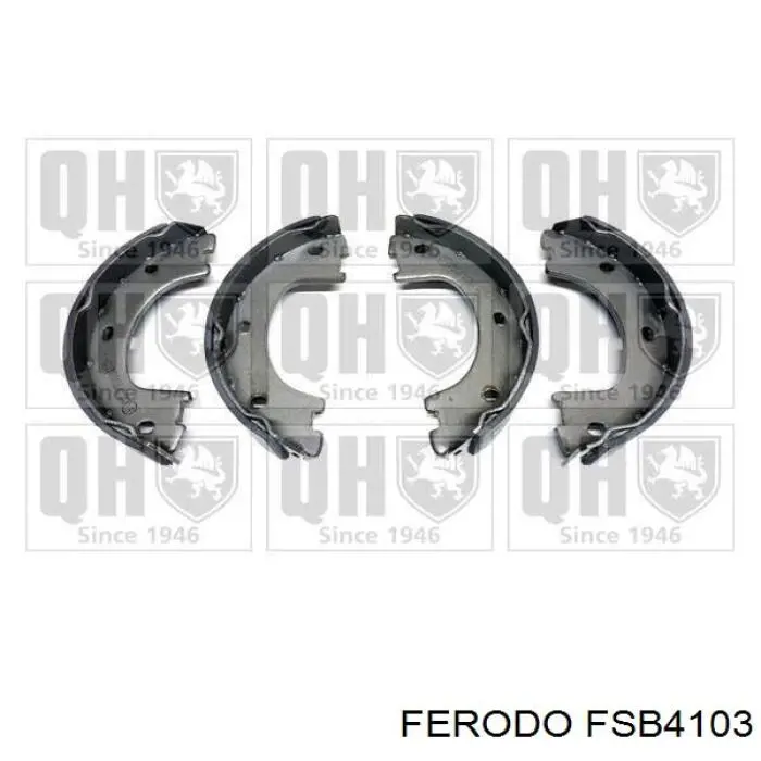 Comprar FSB4103 Ferodo Juego de zapatas de frenos, freno de estacionamiento