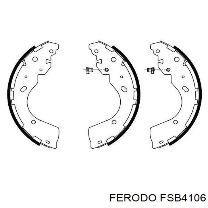 Comprar FSB4106 Ferodo Zapatas de freno