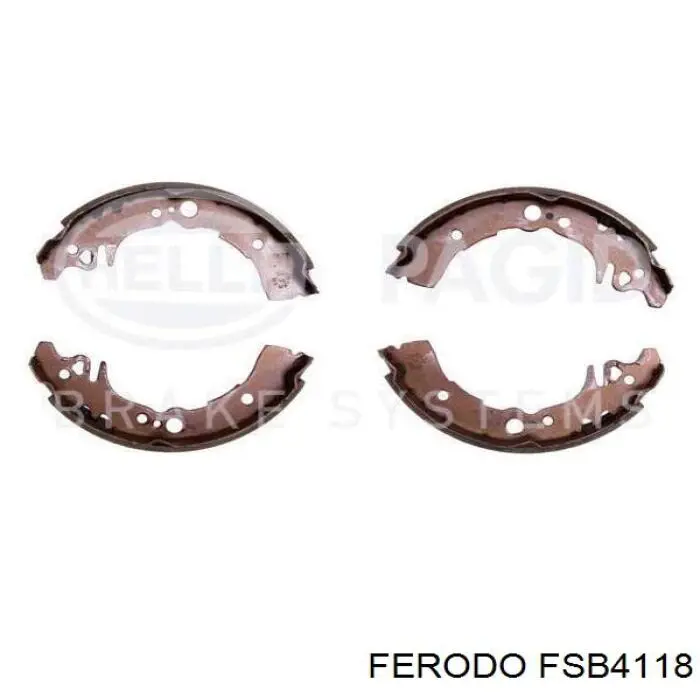 FSB4118 Ferodo zapatas de frenos de tambor traseras