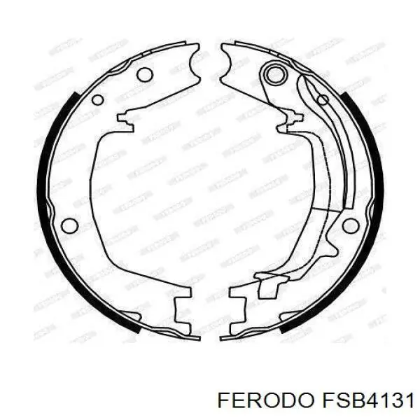 Juego de zapatas de frenos, freno de estacionamiento Ferodo FSB4131