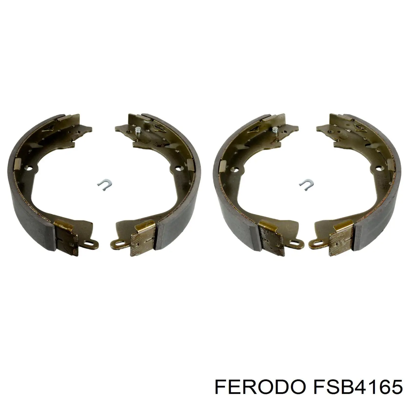 FSB4165 Ferodo zapatas de frenos de tambor traseras