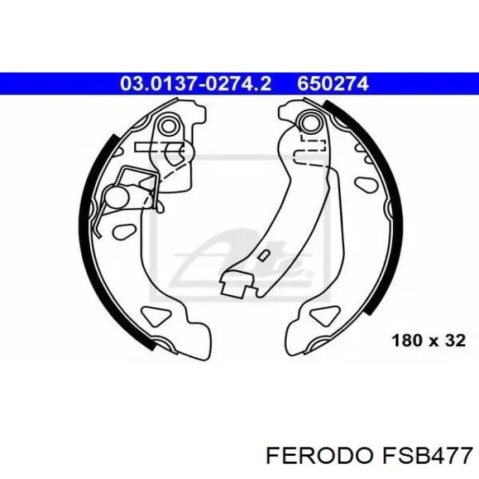 Kit de zapatas de frenos de tambor, con cilindros, completo Ferodo FSB477 precio, desde 25,83 EUR