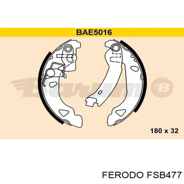 Comprar FSB477 Ferodo Kit de frenos de tambor, con cilindros, completo