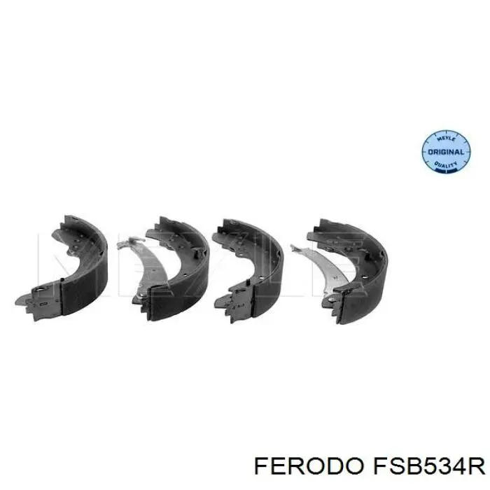 FSB534R Ferodo zapatas de frenos de tambor traseras