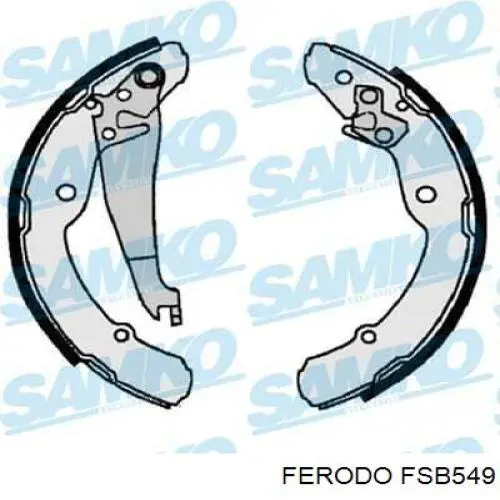 Zapatas de freno FSB549 Ferodo