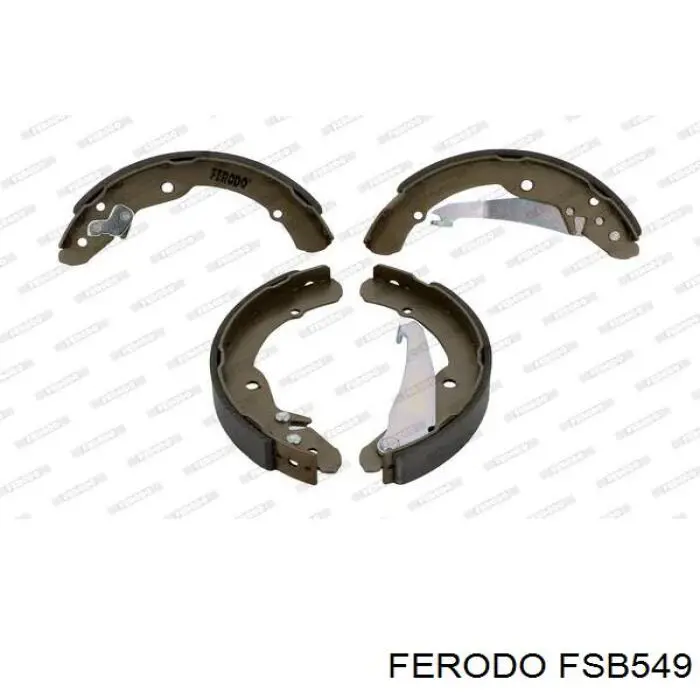 FSB549 Ferodo Zapatas de freno de tambor traseras