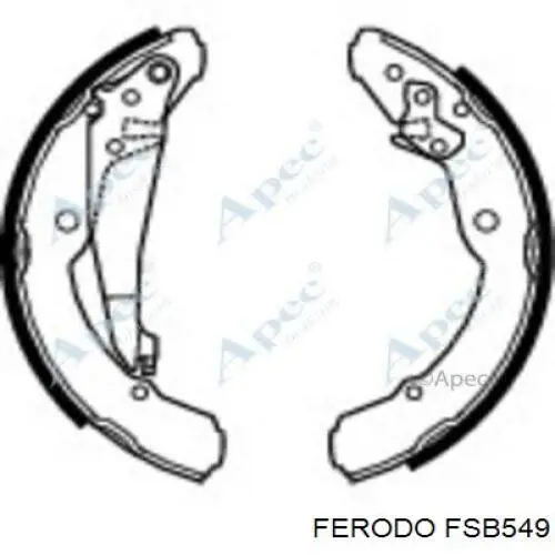Zapatas de freno de tambor traseras Ferodo FSB549 precio, desde 27,24 EUR