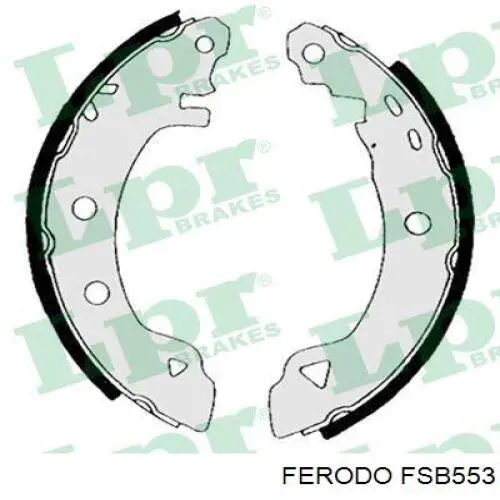 FSB553 Ferodo zapatas de frenos de tambor traseras