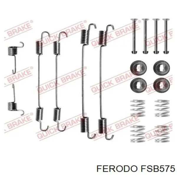 Zapatas de freno FSB575 Ferodo