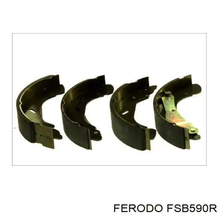 FSB590R Ferodo zapatas de frenos de tambor traseras