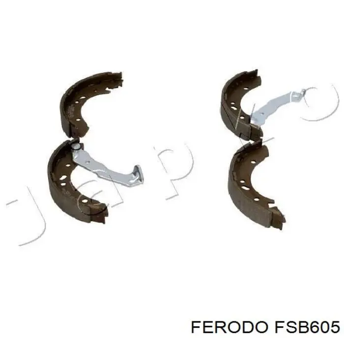 FSB605 Ferodo Zapatas de freno de tambor traseras