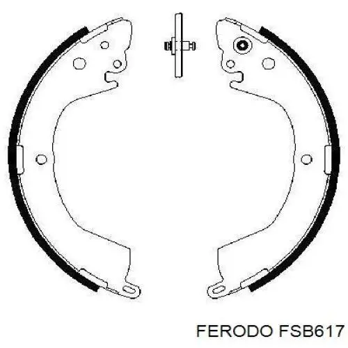 Zapatas de freno de tambor traseras Ferodo FSB617 precio, desde 50,28 EUR