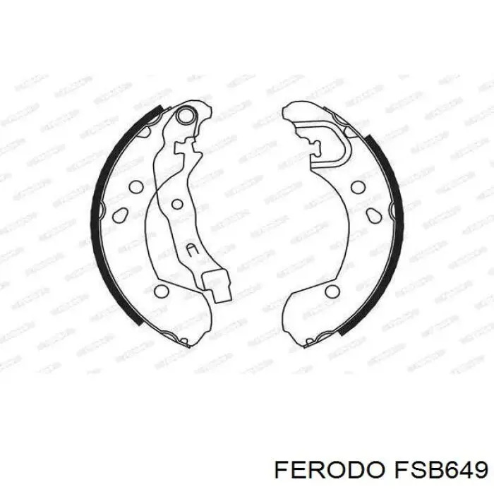 Comprar FSB649 Ferodo Zapatas de freno