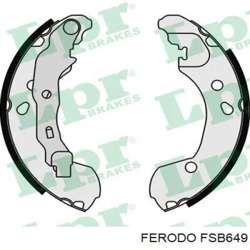 Zapatas de freno FSB649 Ferodo