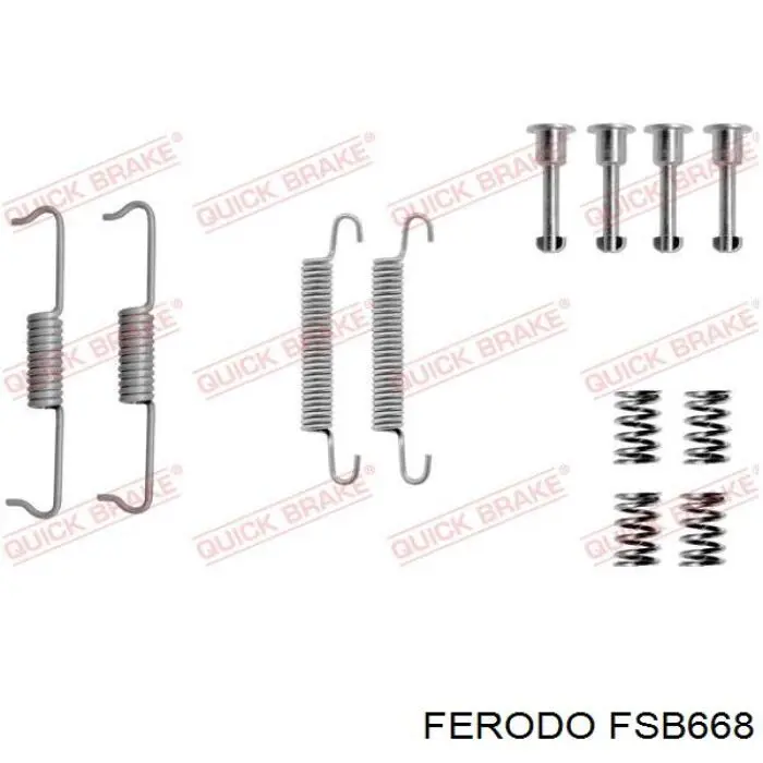 Juego de zapatas de frenos, freno de estacionamiento BMW 5 E39