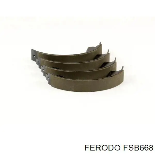 Juego de zapatas de frenos, freno de estacionamiento BMW 5 E39