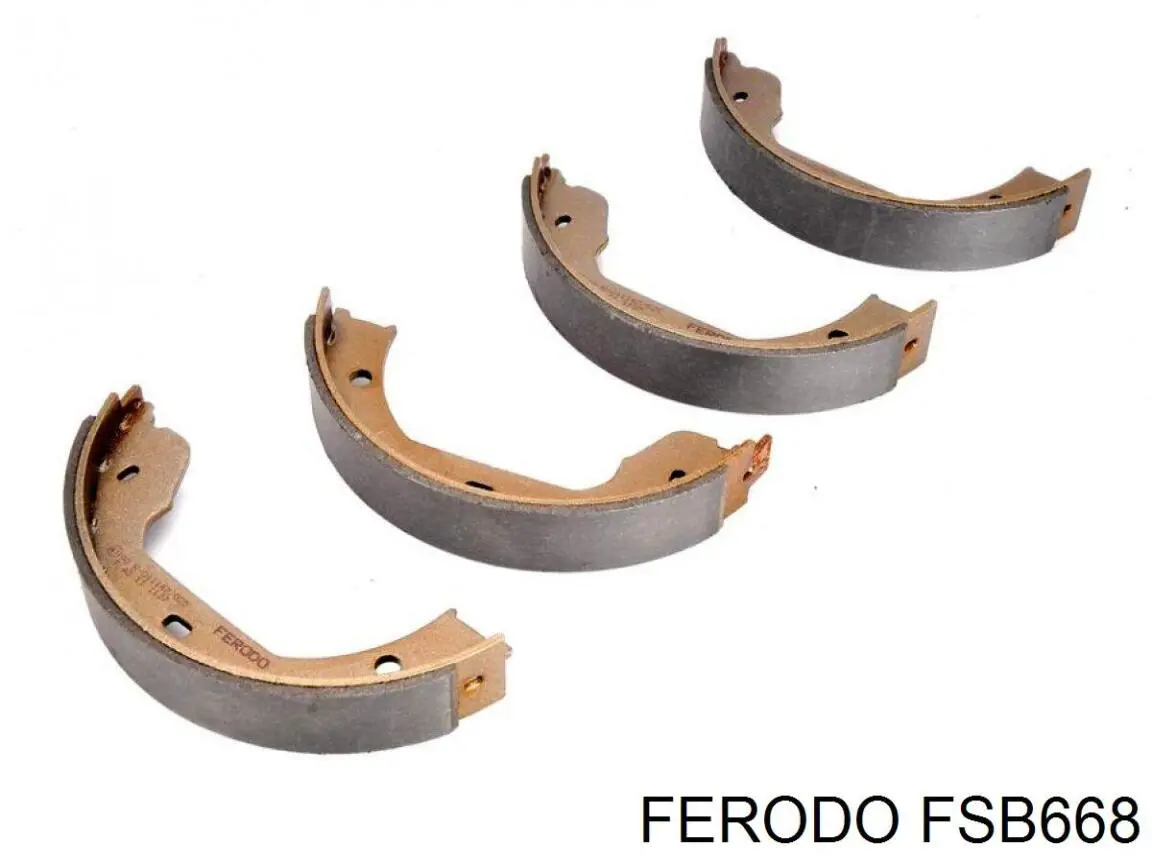 FSB668 Ferodo zapatas de freno de mano