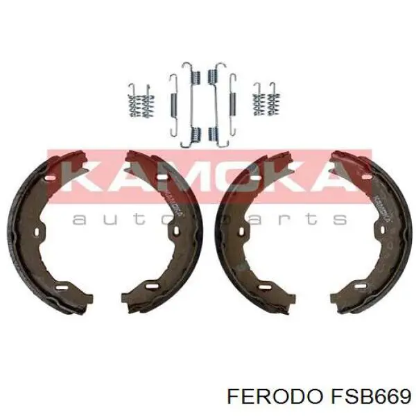 Comprar FSB669 Ferodo Juego de zapatas de frenos, freno de estacionamiento