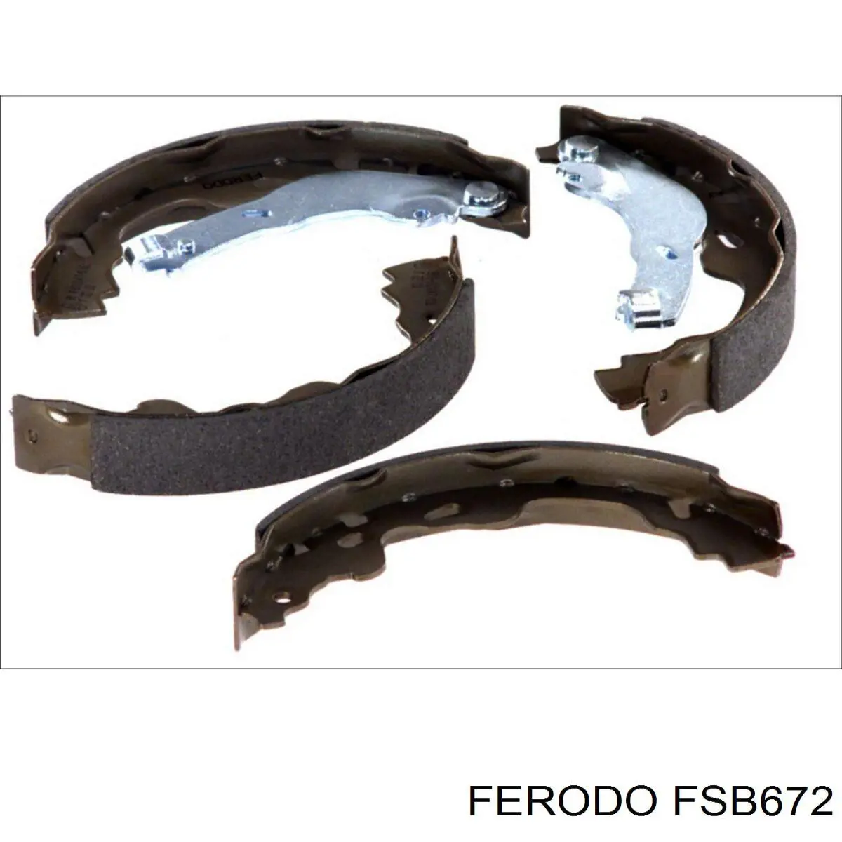 FSB672 Ferodo zapatas de frenos de tambor traseras