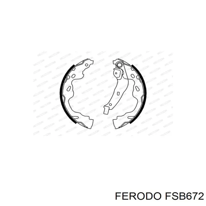 Comprar FSB672 Ferodo Zapatas de freno