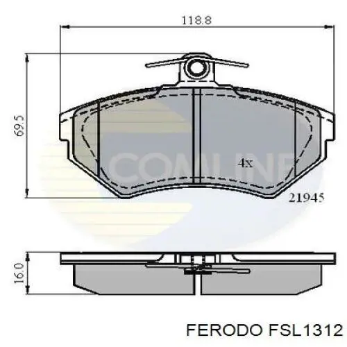 Pastillas de freno delanteras Seat Ibiza 2 6K1