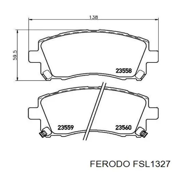 Pastillas de freno delanteras Subaru Legacy 3 BE, BH