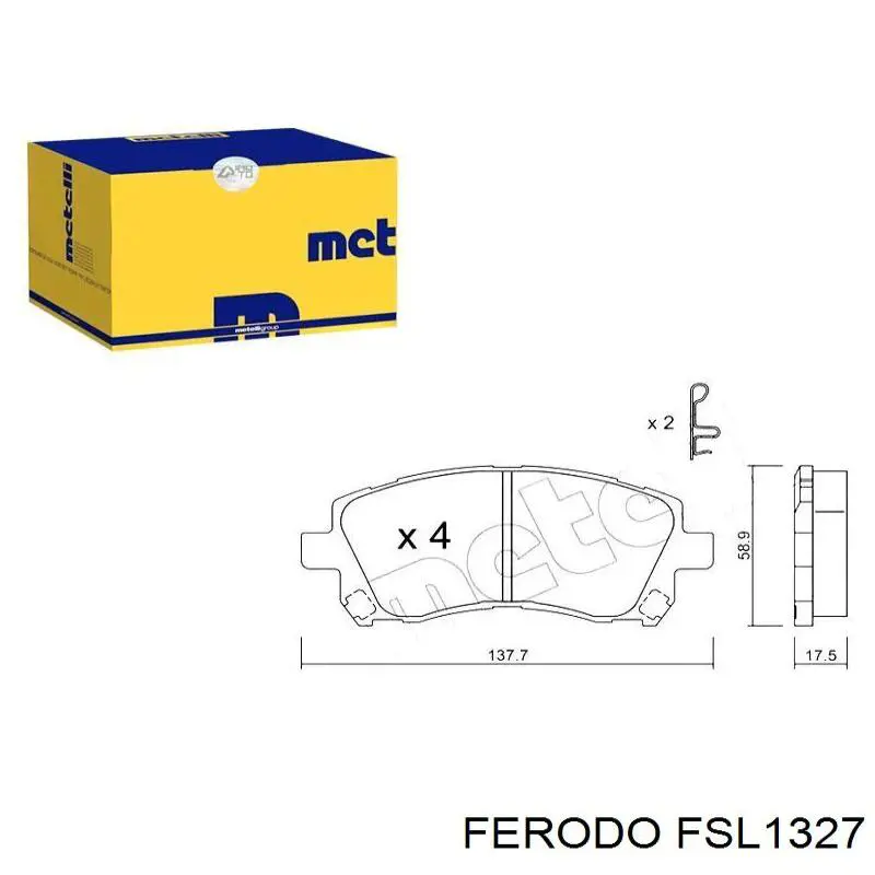 Pastillas de freno delanteras Subaru Legacy 3 BE, BH
