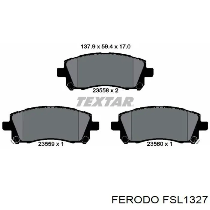 Pastillas de freno delanteras Subaru Legacy 3 BE, BH