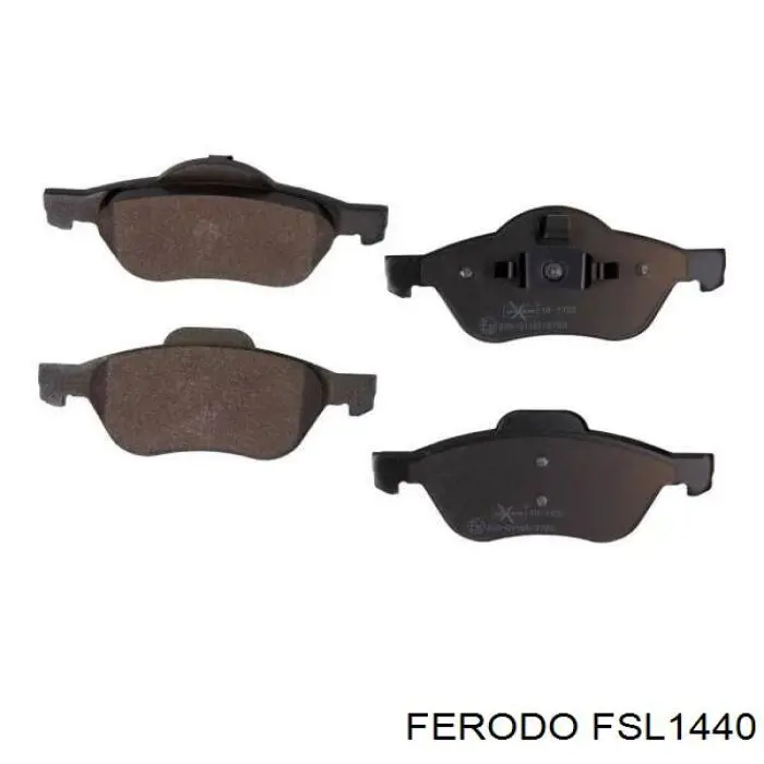 Pastillas de freno delanteras Renault Laguna 2 BG0, BG1