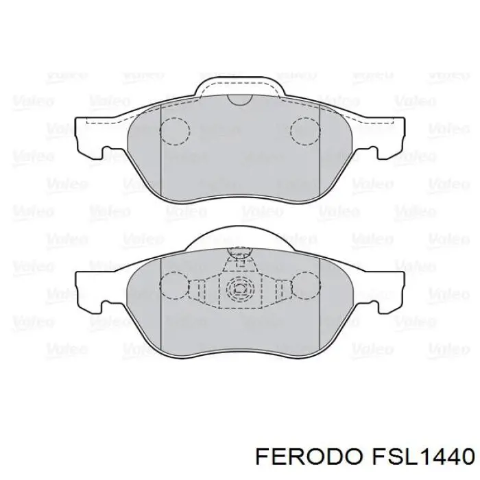 Pastillas de freno delanteras Renault Laguna 2 BG0, BG1