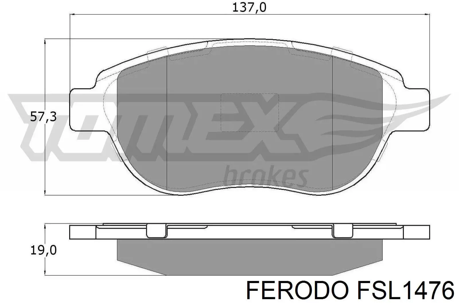 Pastillas de freno delanteras Citroen C3 1 FC