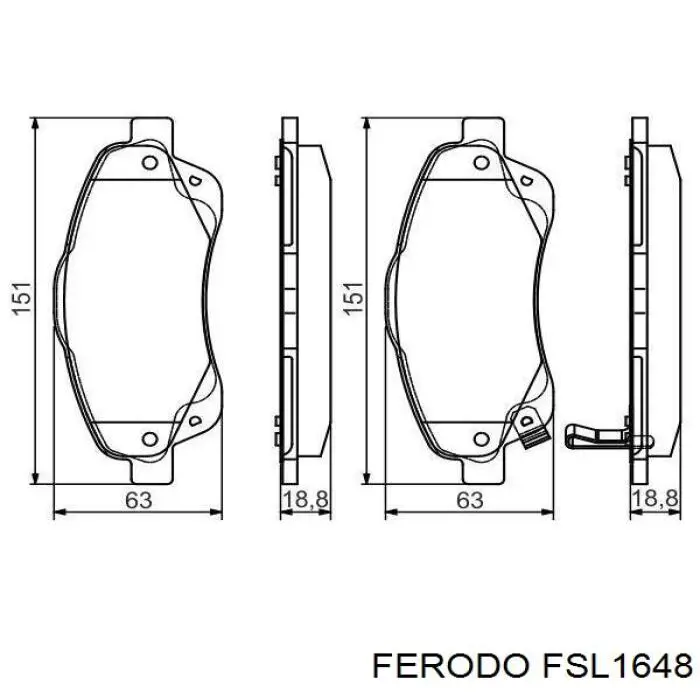 Pastillas de freno delanteras Toyota Corolla R10
