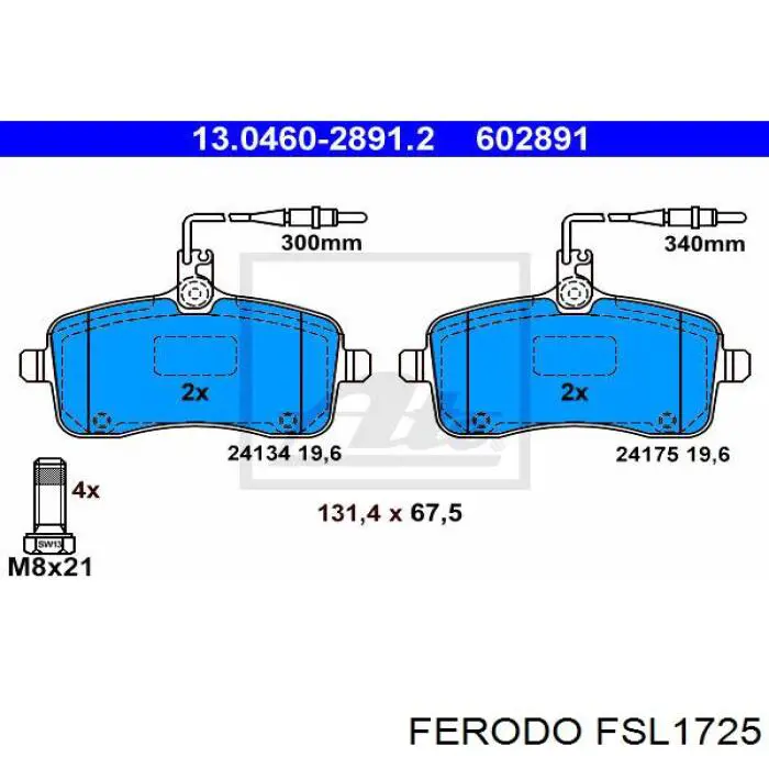 FSL1725 Ferodo
