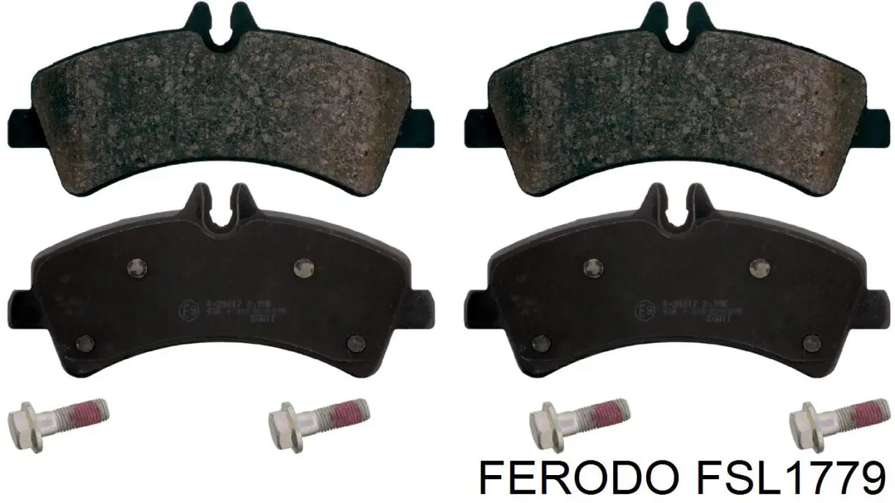 FSL1779 Ferodo pastillas de freno traseras