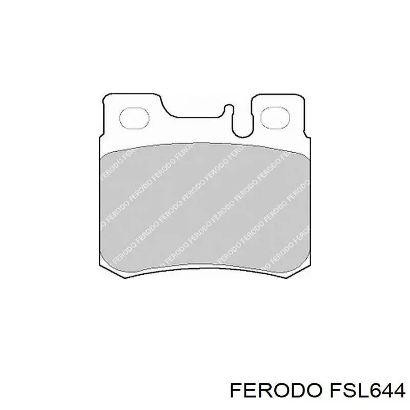 FSL644 Ferodo pastillas de freno traseras