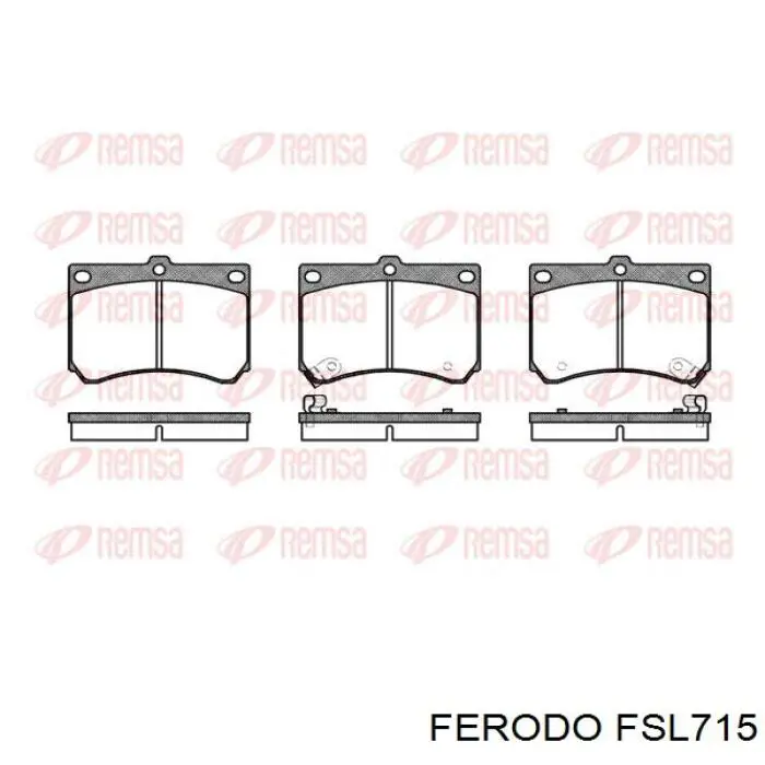 Pastillas de freno delanteras Mazda 323 BA