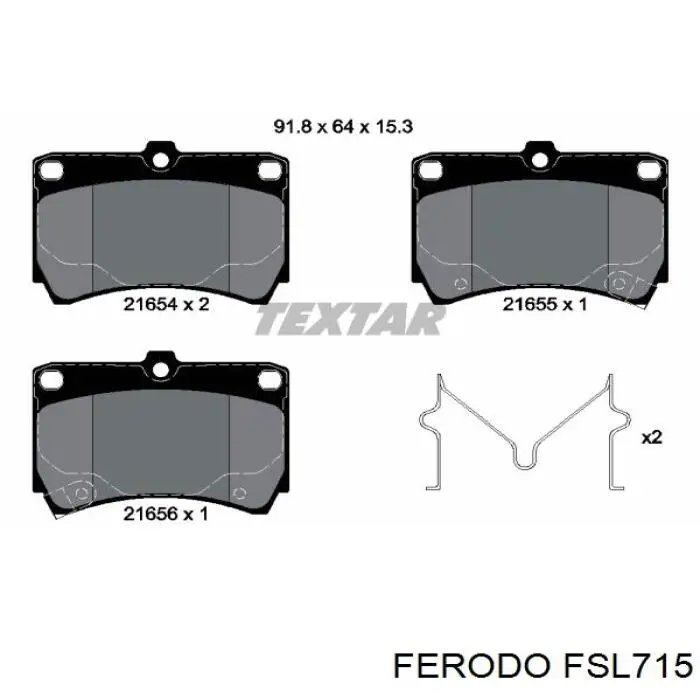 Pastillas de freno delanteras Mazda 323 BA
