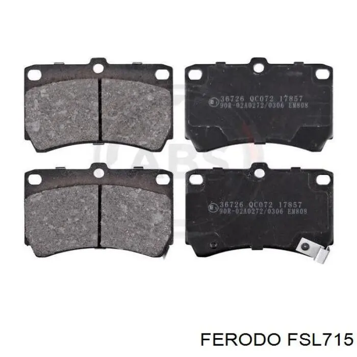 Pastillas de freno delanteras Mazda 323 BA