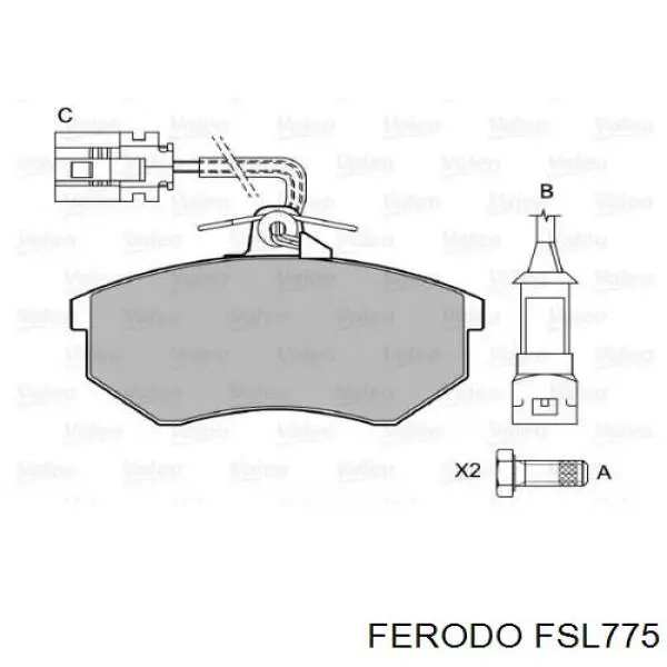 Pastillas de freno delanteras Seat Toledo 1 1L